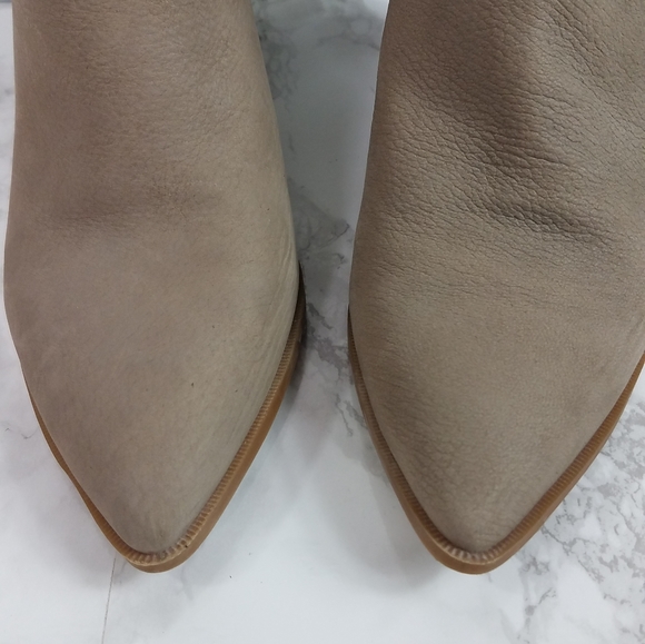 Sole Society Dalphine Leather Boots Color Porcini Size 8 - Picture 12 of 12